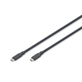 Digitus USB silicone cable, USB 40Gbps, 0.5m, b | AK-300344-005-S