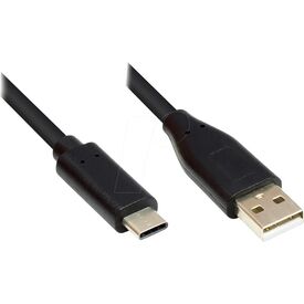 Alcasa GC-M0118 / 2 m / USB A / USB C / USB 2.0 / 0.48 Gbit/s / B
