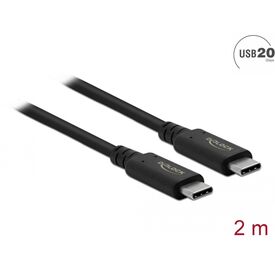 Delock - USB cable - 24 pin USB-C (M) to 24 pin USB-C (M) | 86980