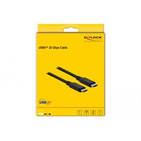 Delock - USB cable - 24 pin USB-C (M) to 24 pin USB-C (M) | 86980