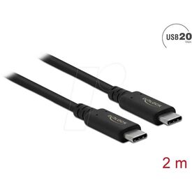 Delock - USB cable - 24 pin USB-C (M) to 24 pin USB-C (M) | 86980