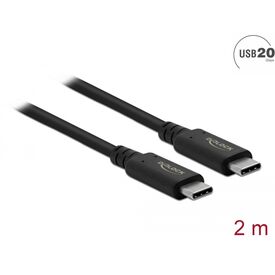 Delock - USB cable - 24 pin USB-C (M) to 24 pin USB-C (M) | 86980