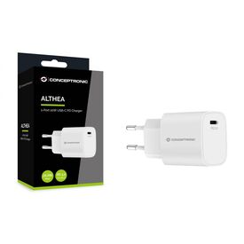 Conceptronic 1-Port 20W USB PD Charger white ALTHEA14W