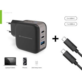 Conceptronic 3-Port 67W GaN USB PD Charger ALTHEA17B