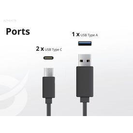 Conceptronic 3-Port 67W GaN USB PD Charger ALTHEA17B