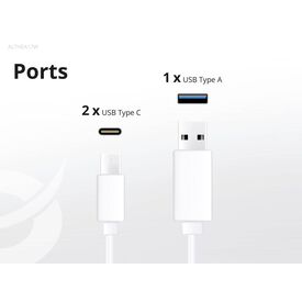 Conceptronic 3-Port 67W GaN USB PD Charger ALTHEA17W
