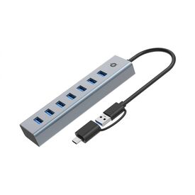 Conceptronic 7-Port USB 3.0 Hub with Power Adapter HUBBIES21GP