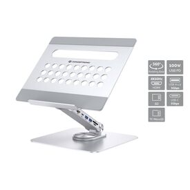 Conceptronic Laptop Stand with 7-in-1 USB 3.2  DONN27G