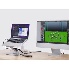 Conceptronic Laptop Stand with 7-in-1 USB 3.2  DONN27G