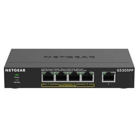 5-Port Gigabit Ethernet, 4 PoE Ports, 10 Gbps, 1 | GS305PP-300EUS