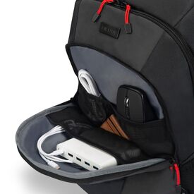 DICOTA D32119-RPET / Casual backpack / Black / Monochromatic / Po