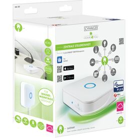 Schwaiger HA102 - Gateway - wireless, wired - ZigBee, Wi-Fi, Z-Wa