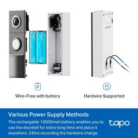 Tapo D235 V1 - Video Doorbell Camera Kit - smart door | TAPO D235