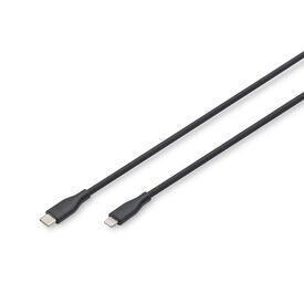 Digitus Lightning silicone connection cable, US | AK-600110-010-S