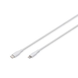 Digitus Lightning silicone connection cable, US | AK-600110-005-W