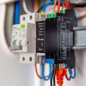 Shelly Pro 2PM / Solid-state relay / Black / 802 | SHELLY_PRO_2PM