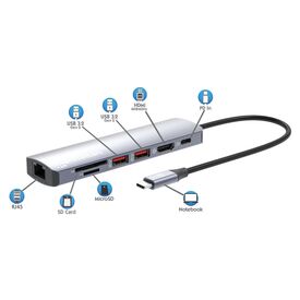 Manhattan - Docking station - for laptop - USB-C - HDMI  | 153966