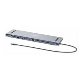 Manhattan 12-in-1 - Docking station - USB-C 3.2 Gen 1 -  | 190305