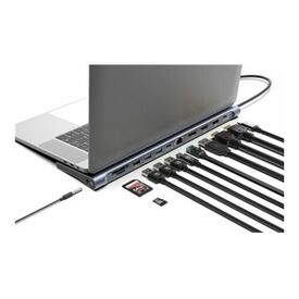 Manhattan 12-in-1 - Docking station - USB-C 3.2 Gen 1 -  | 190305