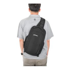 Amsterdam Sling Backpack 13.33", Anti Theft, Black, Top  | 440578
