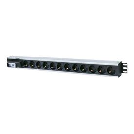 Intellinet Vertical Rackmount 12-Way Power Strip - Germa | 711449