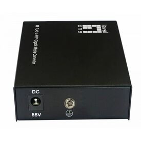 LevelOne  RJ45 to SFP Gigabit Media Converter, 802.3bt 60W PoE PSE