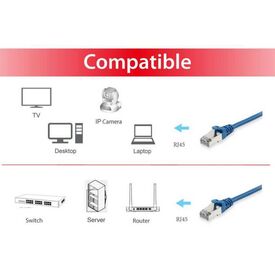equip - Patch cable - RJ-45 (M) to RJ-45 (M) - 1.5 m - S | 606212