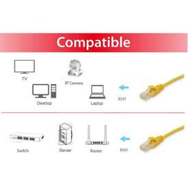 equip - Patch cable - RJ-45 (M) to RJ-45 (M) - 15 cm - S | 606300
