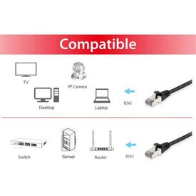 equip - Patch cable - RJ-45 (M) to RJ-45 (M) - 1.5 m - S | 606192