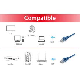 equip - Patch cable - RJ-45 (M) to RJ-45 (M) - 25 cm - U | 603132