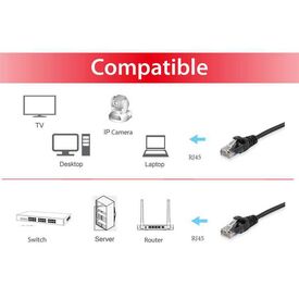 equip - Patch cable - RJ-45 (M) to RJ-45 (M) - 25 cm - U | 603152