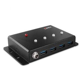 Lindy 4 Port USB 3.0 Metal Hub, USB 3.2 Gen 143374