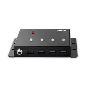 Lindy 4 Port USB 3.0 Metal Hub, USB 3.2 Gen 143374