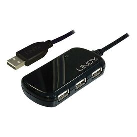 Lindy USB 2.0 Active Extension Pro 4 Port Hub Hub 4 x USB 42781