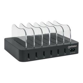 Manhattan Charging Station, 6x USBA Ports, Outputs: 6x 102254