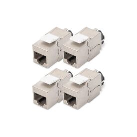 Digitus Cat / 6A keystone module, shielded with inte | DN-93617-4
