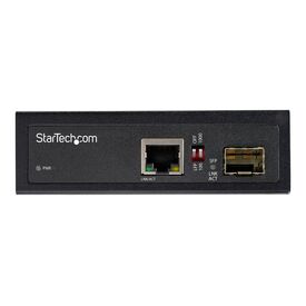 StarTech.com Industrial Fiber to Ethernet Media Conver | IMC1GSFP