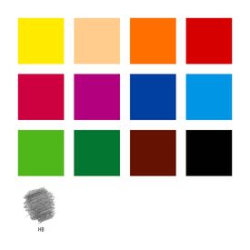 STAEDTLER Noris Club Coloured pencil brilliant colours 61 SET6