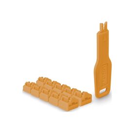 LINDY - LAN port blocker with key - orange | 47897