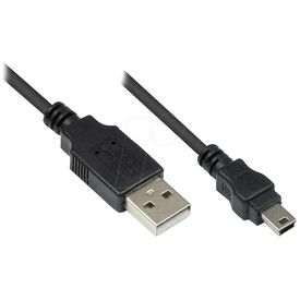 Alcasa USB A - USB mini B, m - m, 3m / 3 m / USB A / M | 3310-AM3