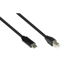 Alcasa 2510-CB005 / 0.5 m / USB C / USB B / USB 2.0 / 0.48 Gbit/s