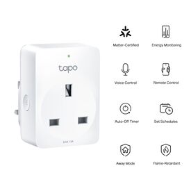 Tapo P110M V1 - Smart plug - wireless - 802.11b/g/n, Bluetooth -