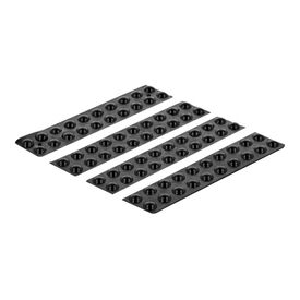 DeLOCK - Rubber feet - black | 18307