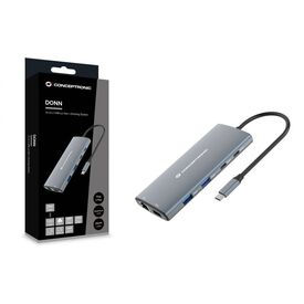 Conceptronic DONN06G 10-in-1 USB 3.2 Gen 1 Docking Station