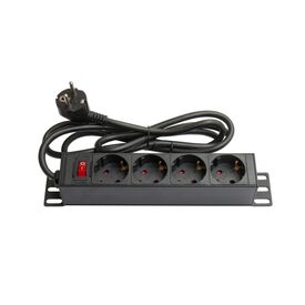 Good Connections GC-N0075 - 4 AC outlet(s) - Indoor - Type F - Al