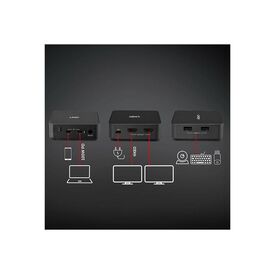 Lindy - KVM switch - 4K60 - 2 x KVM / audio / USB - deskt | 42321