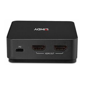 Lindy - KVM switch - 4K60 - 2 x KVM / audio / USB - deskt | 42321