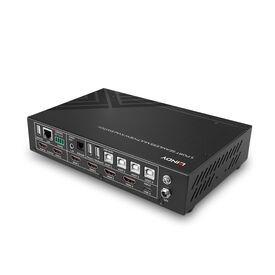Lindy 5 Port Seamless Multiview KVM Switch, 4096 x 2160 p | 32330