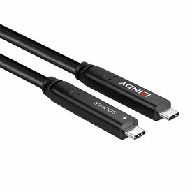 Lindy 10m USB 3.2 Gen 2 &amp DP 1.4 Type C Hybrid Cable / | 43398