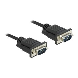 DeLOCK - Serial cable - DB-9 (M) to DB-9 (M) - 50 cm - th | 86612